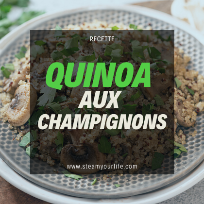 Quinoa aux champignons