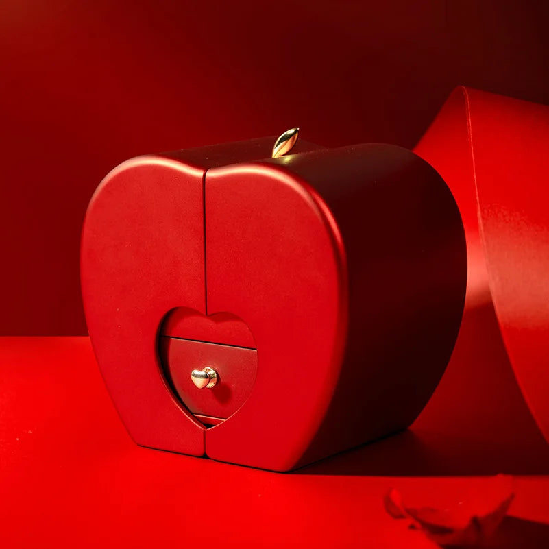 Coffret Rose-Éternelle : Pomme d'Amour & Bijou Rubis