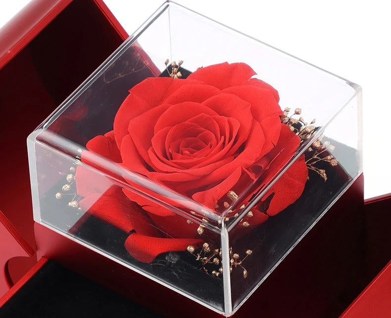 Coffret Rose-Éternelle : Pomme d'Amour & Bijou Rubis