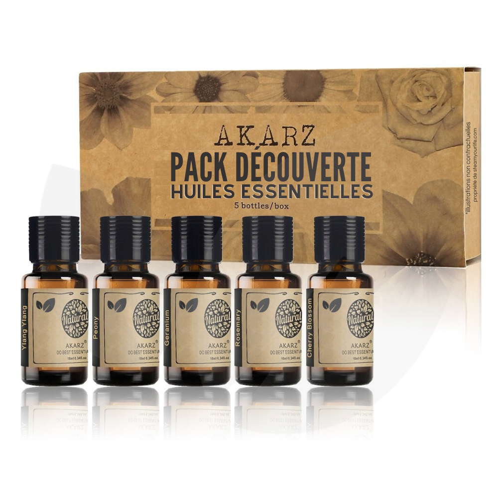 Pack Découverte 5 Huiles Essentielles 10ml AKARZ