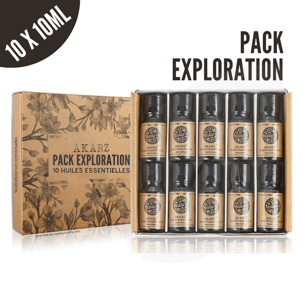Pack Exploration 10 Huiles Essentielles 10ml AKARZ