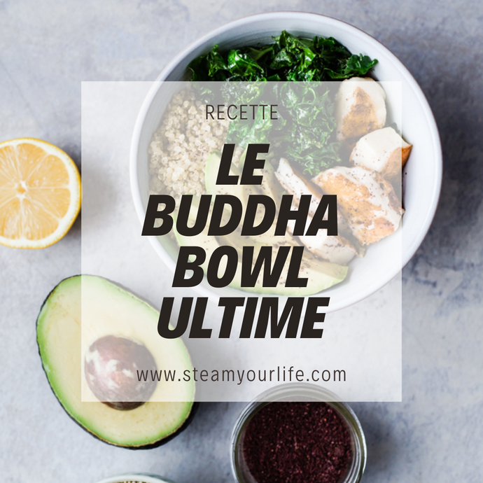 Le Buddha Bowl de quinoa, avocat, kale et halloumi grillé