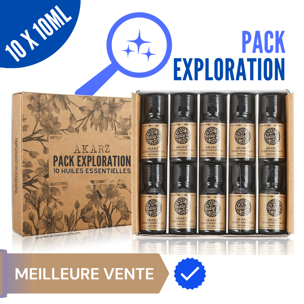 Pack Exploration 10 Huiles Essentielles 10ml AKARZ