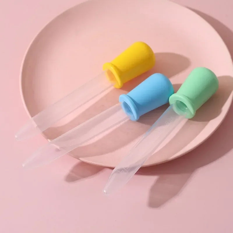 Lot de pipettes graduées souples en silicone 5 ml