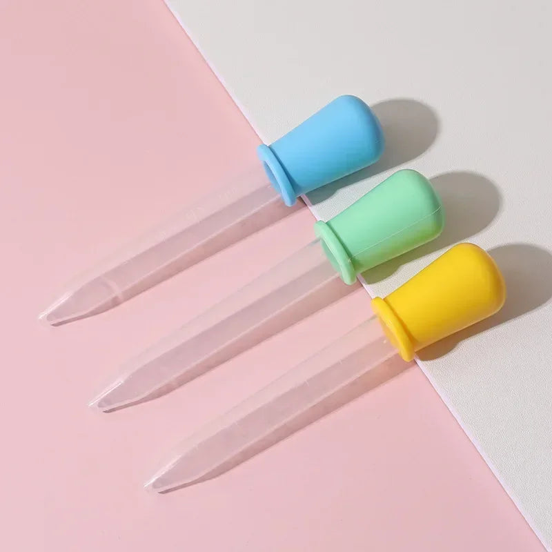 Lot de pipettes graduées souples en silicone 5 ml
