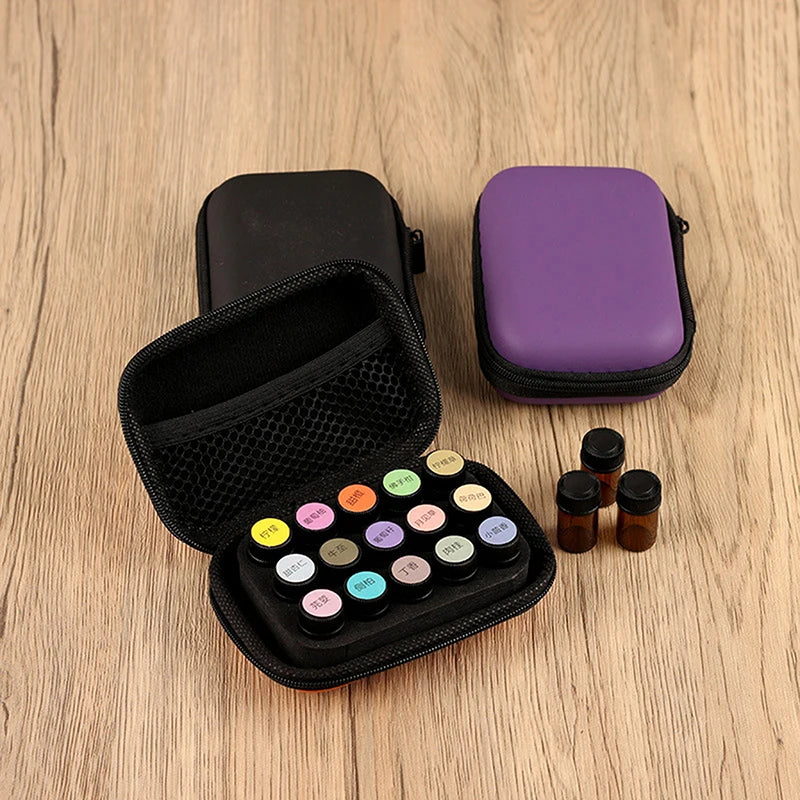 Étui compact de voyage pour 15 flacons (1-3ml)