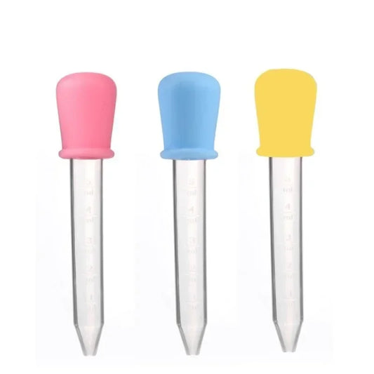 Lot de pipettes graduées souples en silicone 5 ml